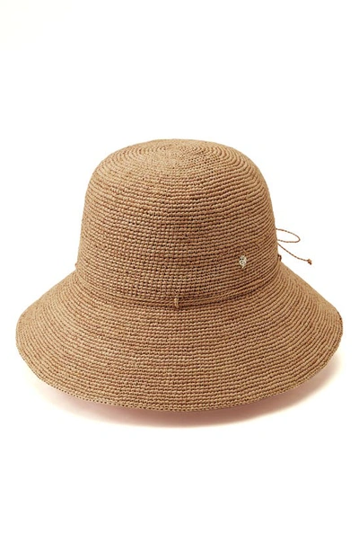 Helen Kaminski Rosie Packable Raffia Bucket Hat In Natural