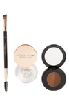 Anastasia Beverly Hills Fluffy & Fuller Looking Brow Set Usd $53 Value In Ebony