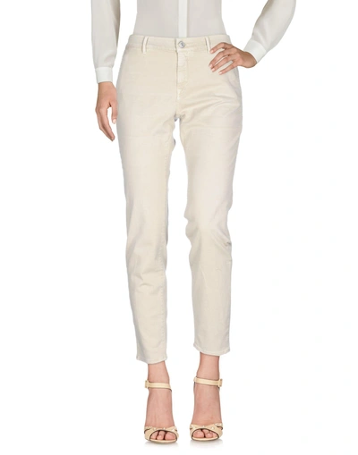 Care Label Casual Pants In Beige