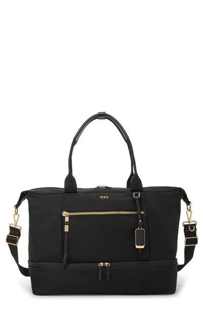 Tumi Contine Weekender Tote In Black/gold