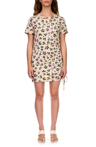 Sanctuary The Drawstring T-shirt Dress In Foliage