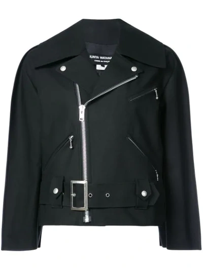 Junya Watanabe Oversized Biker Jacket In Black