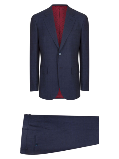 Stefano Ricci Men's Two-button Fiesole Suit In Blue
