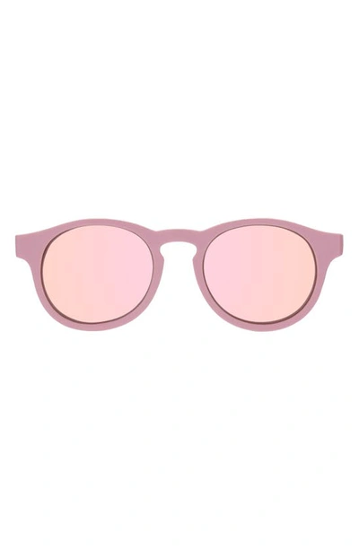 Babiators Babies' Kids' Polarized Original Keyhole Sunglasses In Pretty In Pink