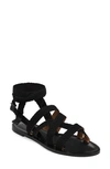 Amanu Style 28 The Agadir Strappy Sandal In Black