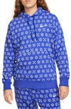 Nike Men's  Sportswear Club Fleece Monogram Hoodie In Blue