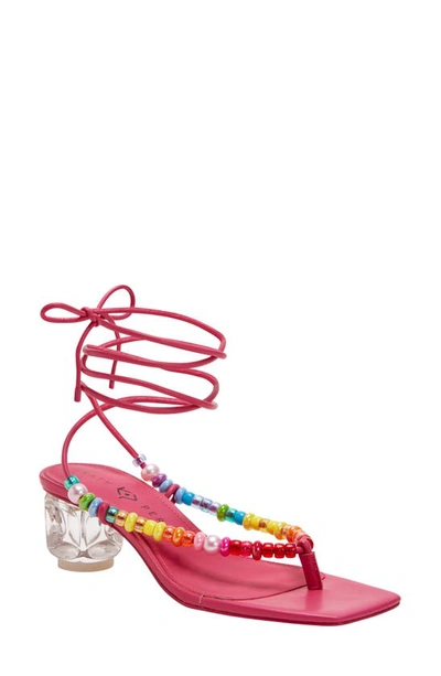 Katy Perry The Cubie Beaded Sandal In Pink