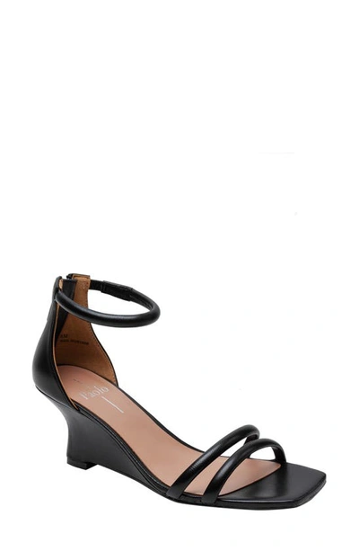 Linea Paolo Violeta Wedge Sandal In Black