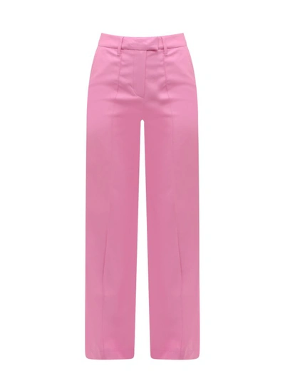 Stand Studio Mabel Faux Leather Pants In Pink