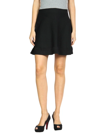 Armani Exchange Mini Skirts In Black