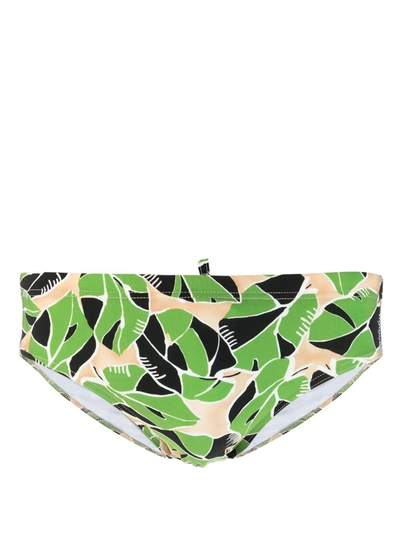 Dsquared2 All-over Graphic Print Swimming Trunks In Multicolor