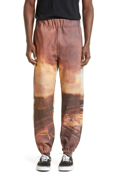 Undercover Graphic-print Track Pants In Black Base