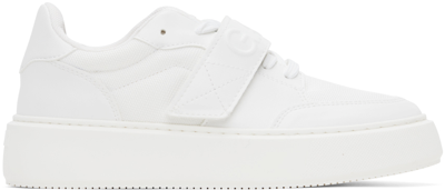 Ganni Touch-strap Low-top Trainers In White