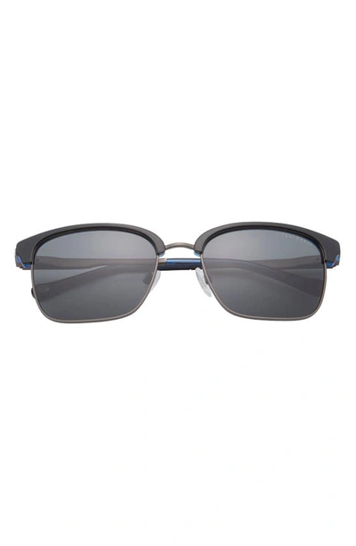 Ted Baker 55mm Square Polarized Sunglasses In Black