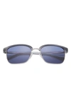 Ted Baker 55mm Square Polarized Sunglasses In Grey
