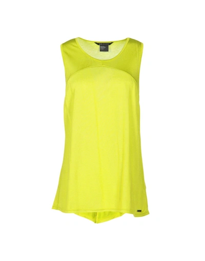 Armani Exchange Top In Acid Green