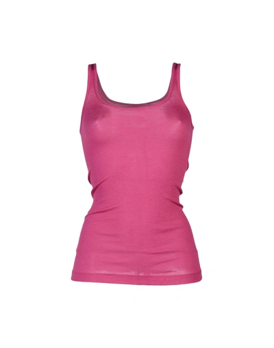 Vince Tank Top In Fuchsia