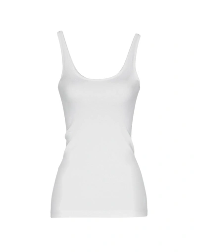 Vince Tank Tops In White