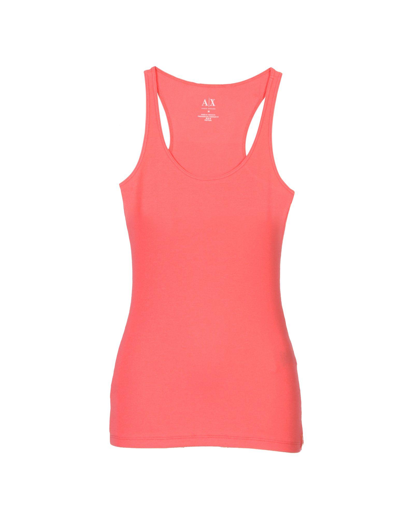 Armani Exchange Tank Top In Coral | ModeSens