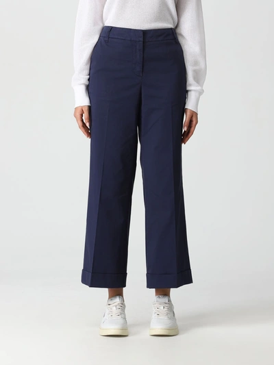 Jacob Cohen Trousers Blue In Blue