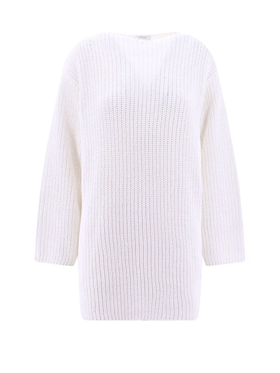 Ferragamo Salvatore  Cotton Knitted Jumper In White