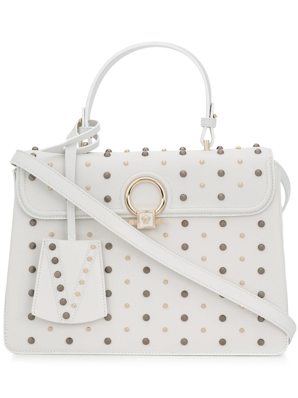 versace purse white