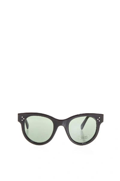 Celine Rounded Black Sunglasses