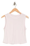 Apana Direction Crop Tank In Orchid Ice Heather