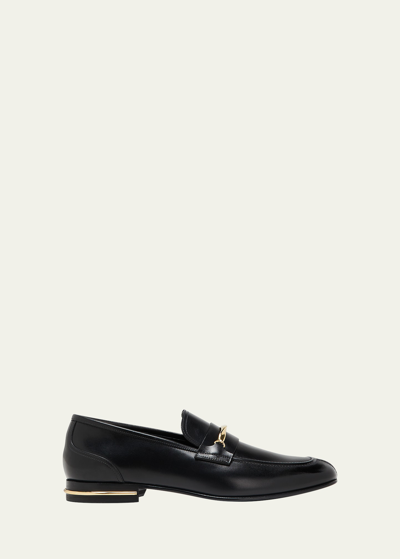 Bally Men's Genos Leather Loafers In Black