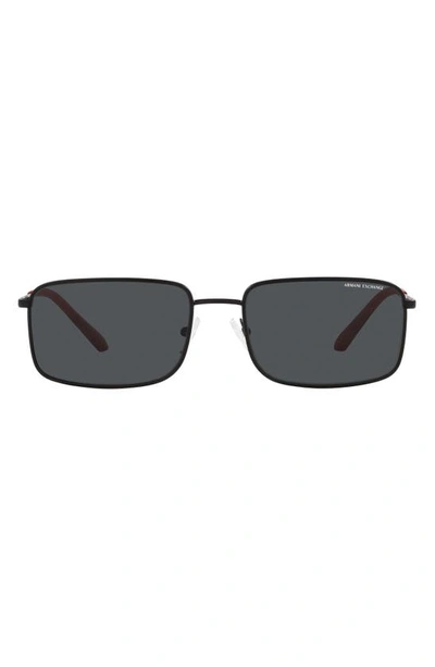 Armani Exchange Mann Sunglass Ax2044s In Dark Grey