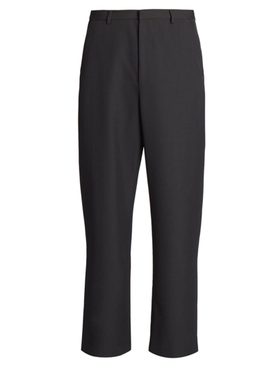 Acne Studios Men's Prop Wool-blend Suit Pants In Black