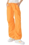 Sanctuary 90's Parachute Pants In Orange Pee