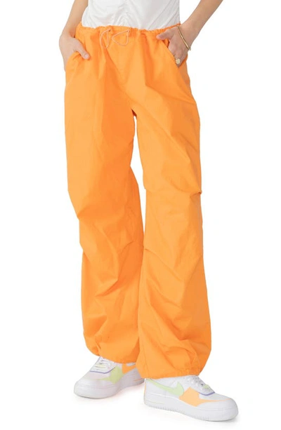 Sanctuary 90's Parachute Pants In Orange Pee