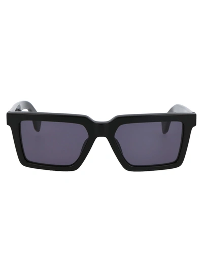 Marcelo Burlon County Of Milan Sunglasses In 1007 Black Dark Grey