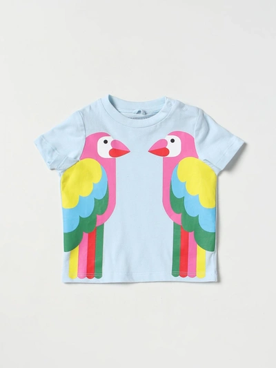 Stella Mccartney Babies' T-shirt  Kids Kids Color Sky Blue