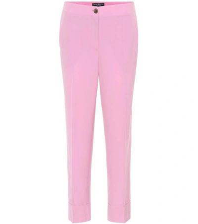 Ferragamo Virgin Wool Slim Trousers