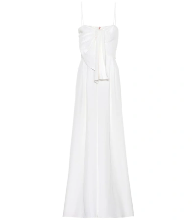 Johanna Ortiz Royal Road Silk Jumpsuit In White