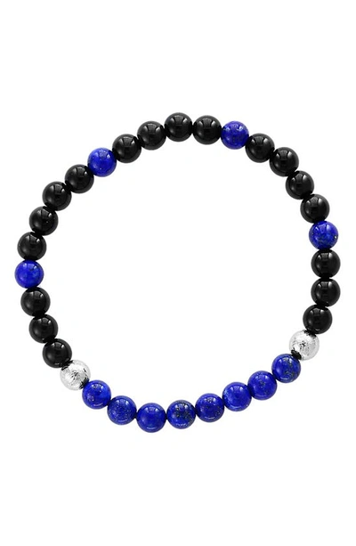 Effy Lapis Lazuli, Meteorite & Blue Tiger Eye Beaded Bracelet