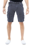 X-ray Belted Bermuda Cargo Shorts In Steel