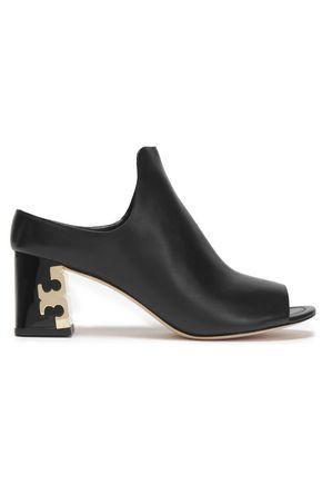 tory burch black mules