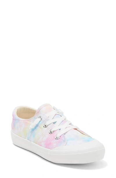 Harper Canyon Kids' Cap Toe Sneaker In Rainbow Tie Dye