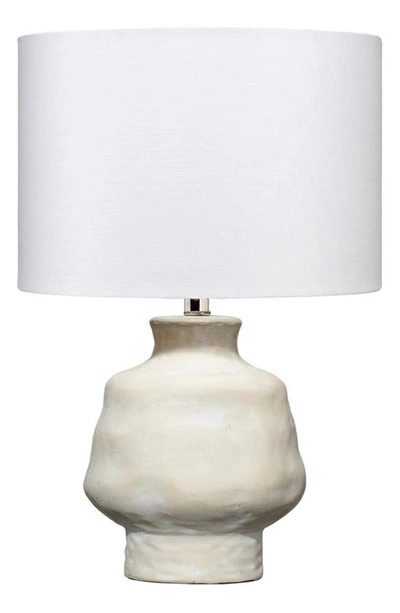 Jamie Young Leith Ceramic Table Lamp In Cream
