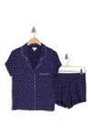 Nordstrom Rack Tranquility Shortie Pajamas In Blue Cavern For Me Foulard