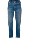 Re/done X Levi's Slim-fit Cropped Jeans