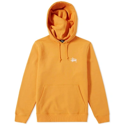 Stussy Basic Hoody In Orange