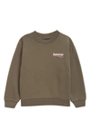 Balenciaga Kids' Political Campaign Sweatshirt In Green