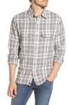 The Normal Brand Mountain Regular Fit Flannel Button-up Shirt In Z/dnublue Haze