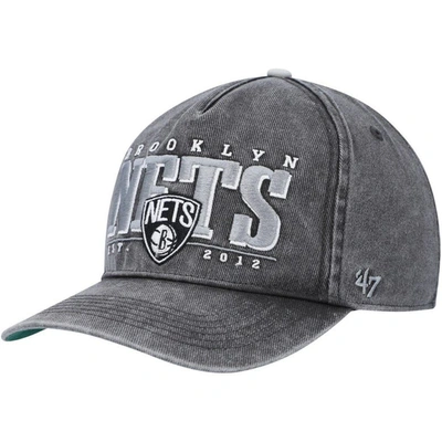 47 ' Black Brooklyn Nets Fontana Hitch Snapback Hat