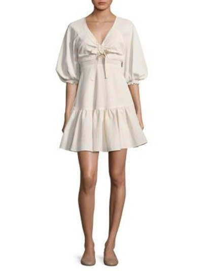 Prose & Poetry Rony Mini Dress In Shell