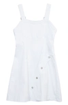 Habitual Girls' A Line Jumper With Buttons - Big Kid In White
